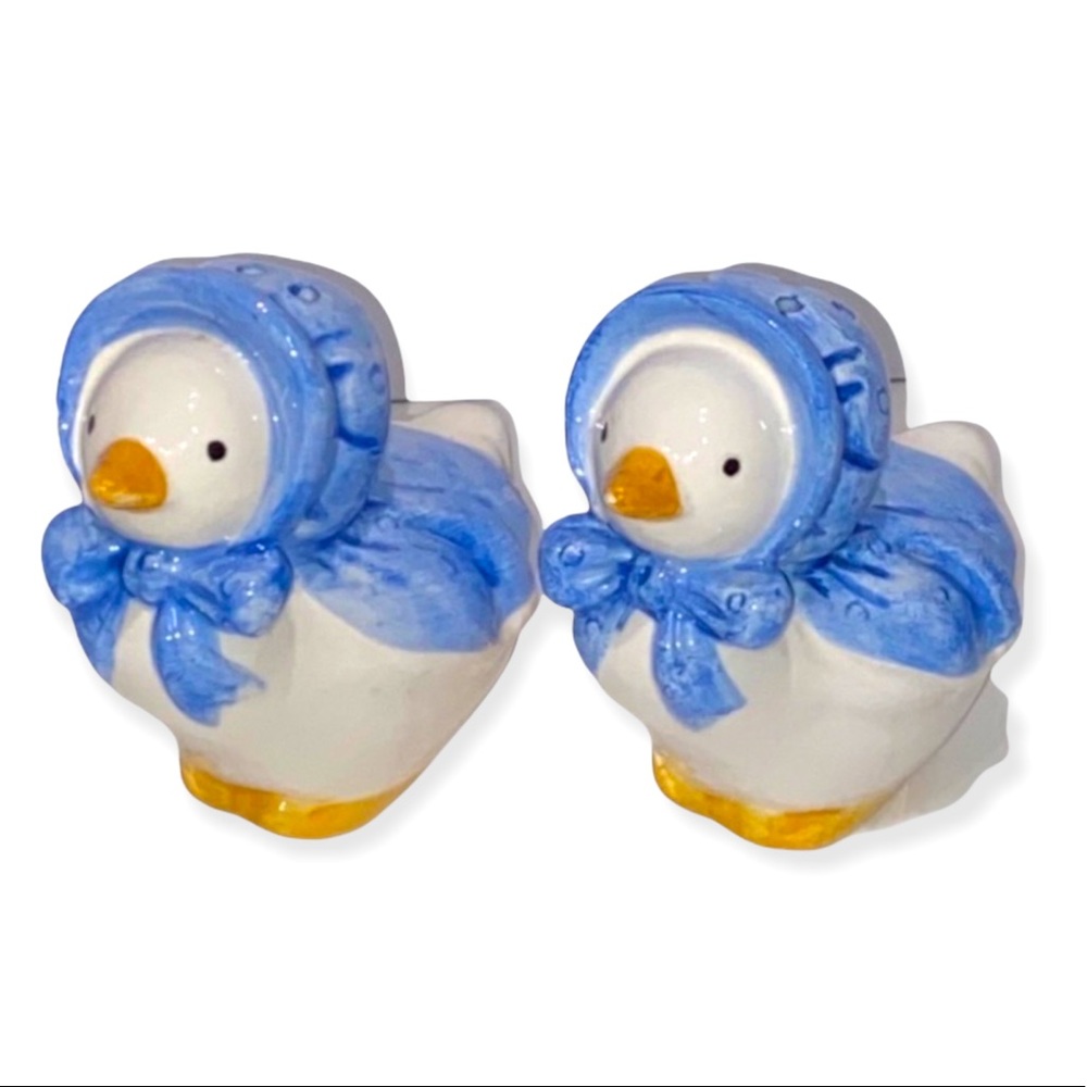 VTG Blue Bonnet Geese Salt and Pepper Shakers - Picture 3 of 6